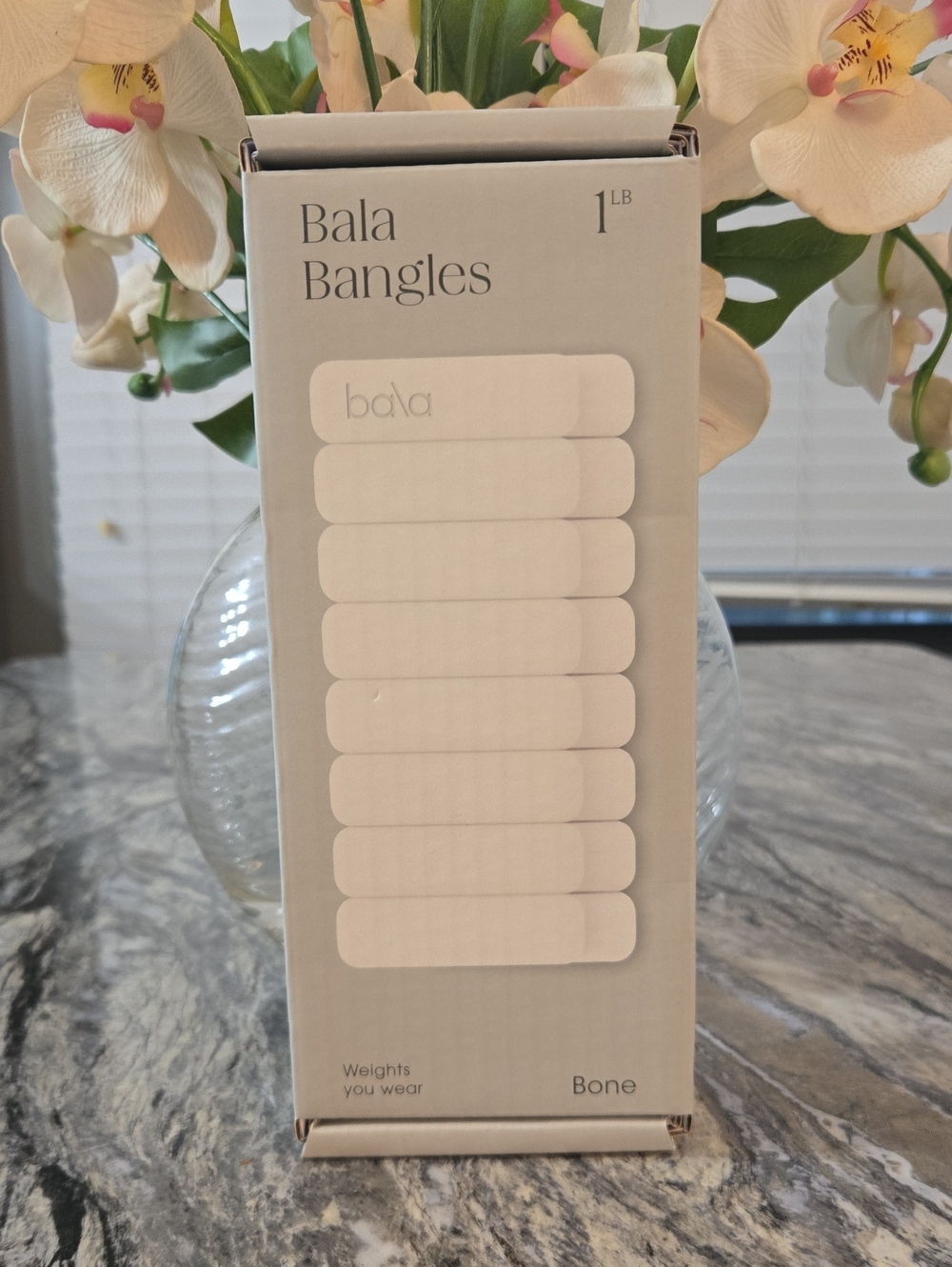 Bala Bangles Wrist Weights in Bone